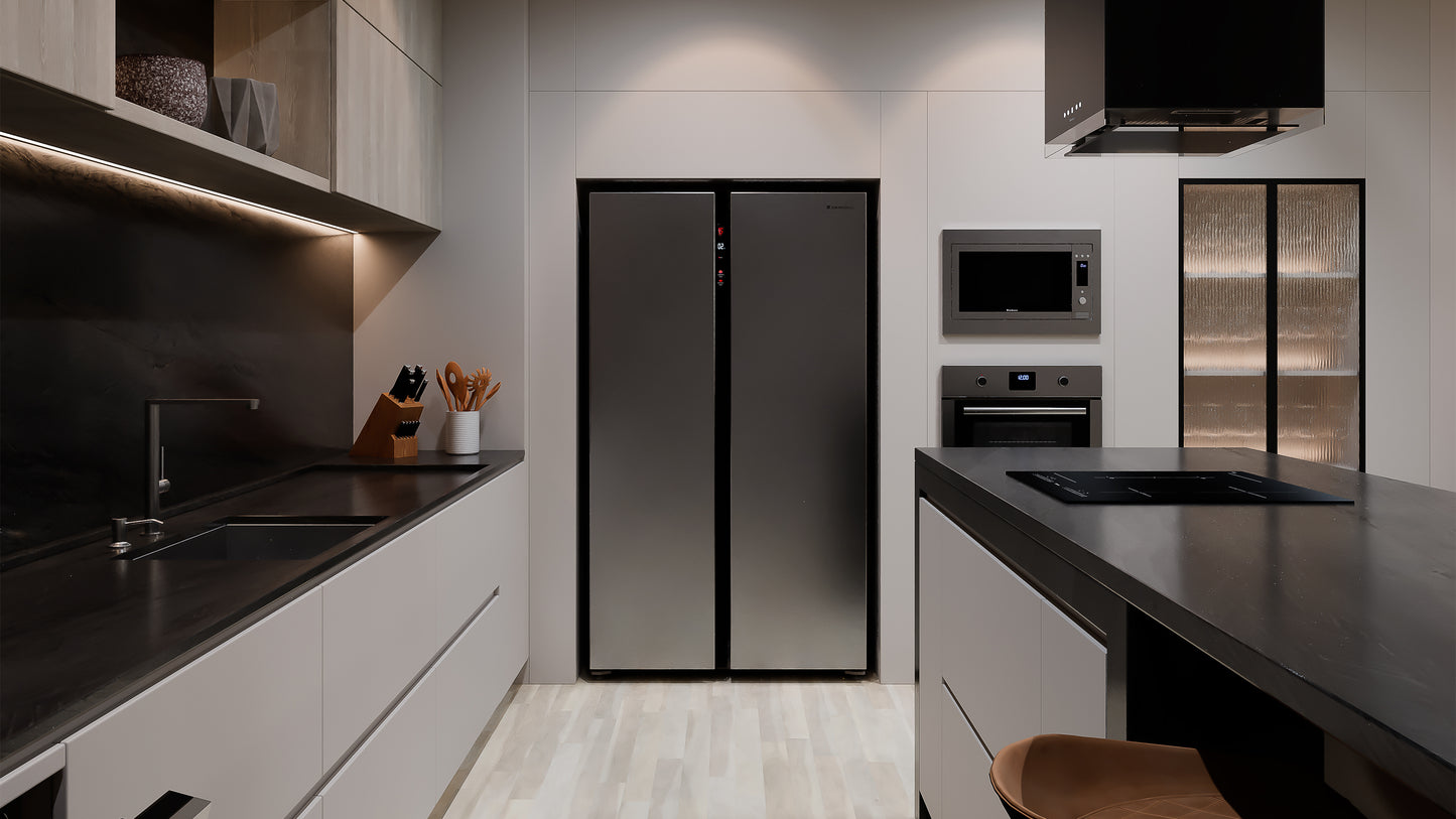 Refrigerador De Bacco Side By Side 607L