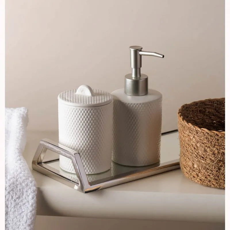 Conjunto 2 Peças para Banheiro de Cerâmica Balloon Branco Wolff