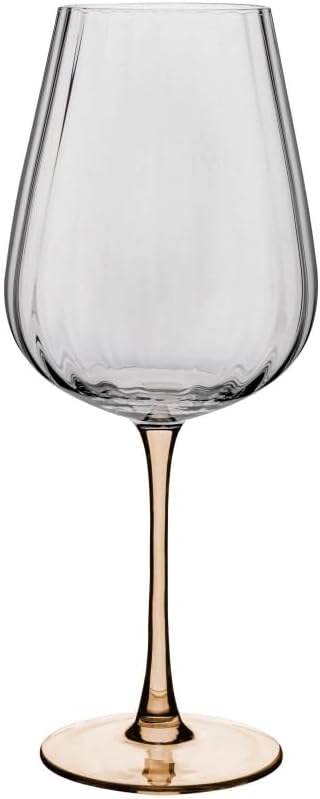 Conjunto de 2 Taças de Vinho de Vidro com Haste Âmbar Classic Wolff 560ml