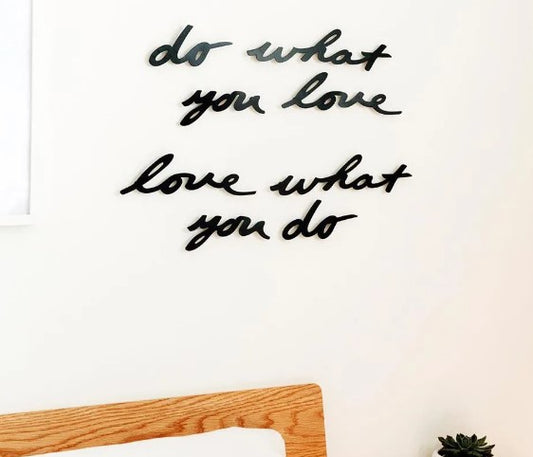 Adorno de Parede Com 8 Peças Mantra Preto Umbra