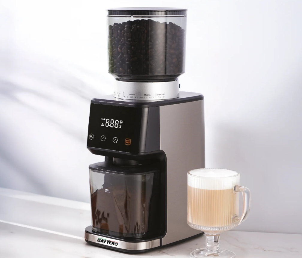 Moedor de Café Labravia Davvero Cônico 275g Preto