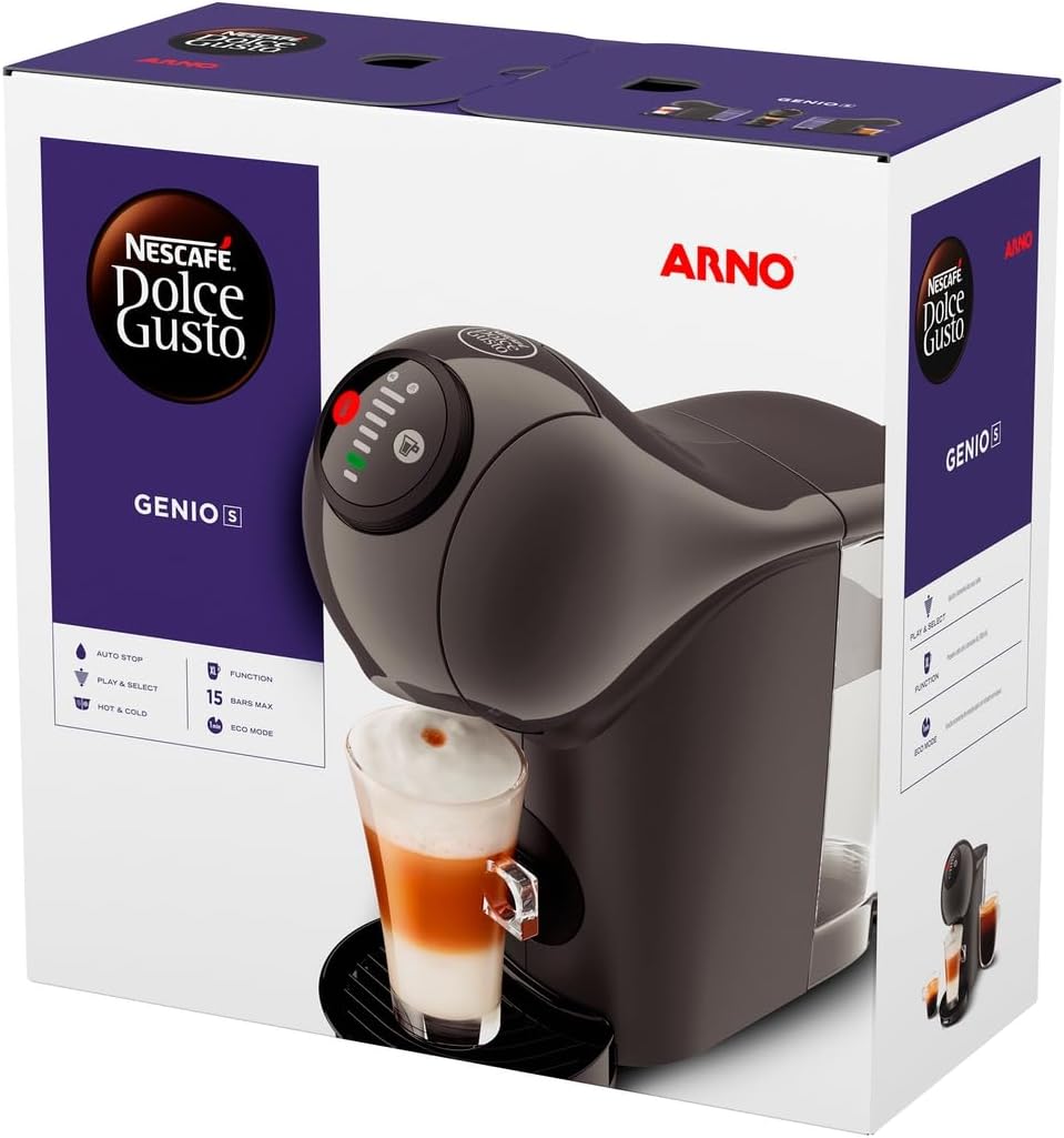Cafeteira Nescafé Dolce Gusto Genio S Basic Grafite PJ240BB2