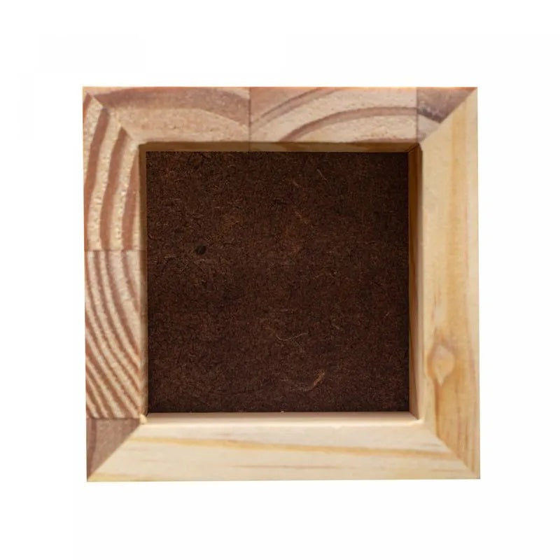 Cachepot de Madeira Wolff para Vaso de Plantas Coração