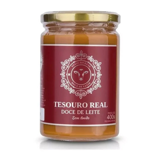 Doce de Leite Brasileiro Tesouro Real Tradicional 400g