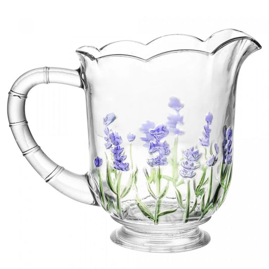 Jarra de Cristal Lavanda Hand Painting Wolff 1,5L