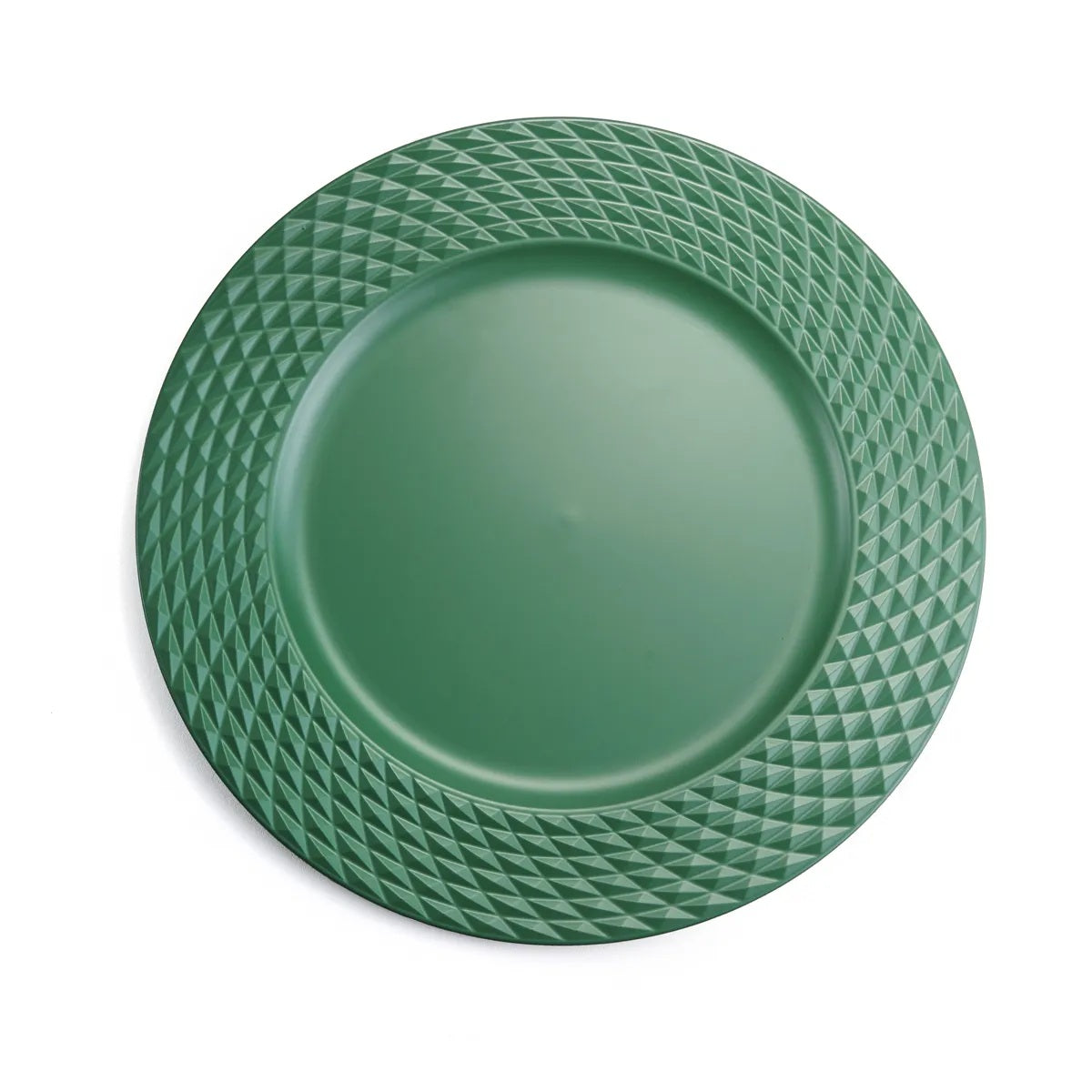 Sousplat de Plástico Verde Cromus 33x33cm