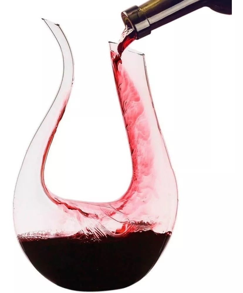 Decanter Vinho Cristal Aerador Moderno Luxo Wolff 1litro