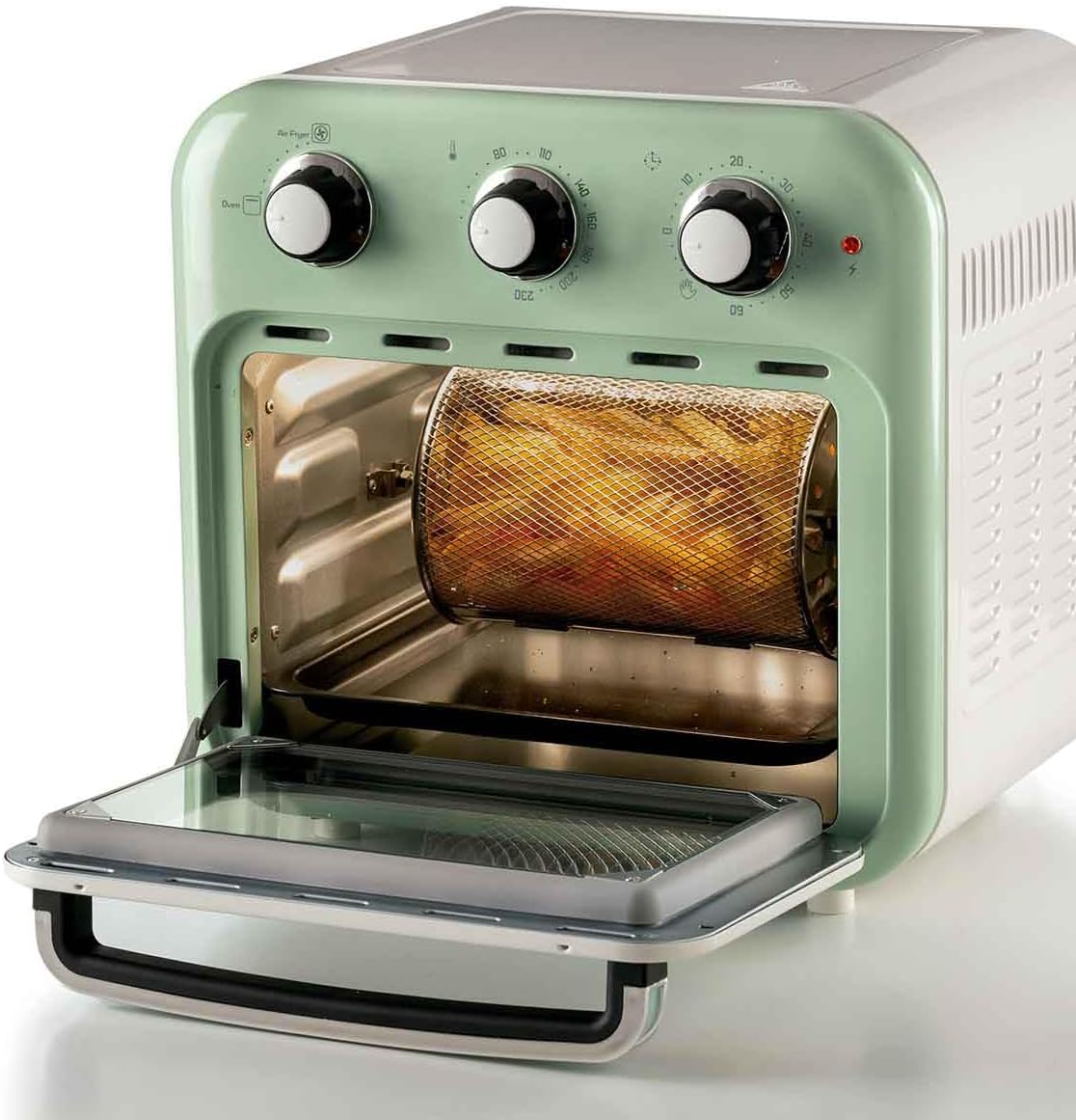 Fritadeira Air Fryer Oven Ariete Vintage Verde 16l 1200w