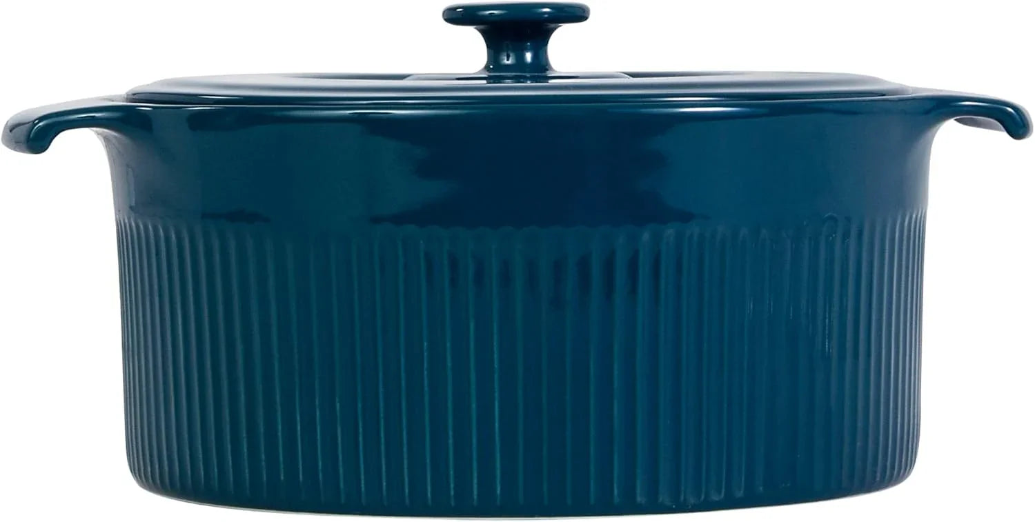 Cocotte De Porcelana Verdigris Germer 22cm