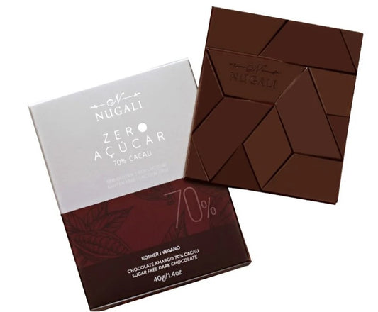 Chocolate Tablete Nugali 70% Cacau Zero 40g