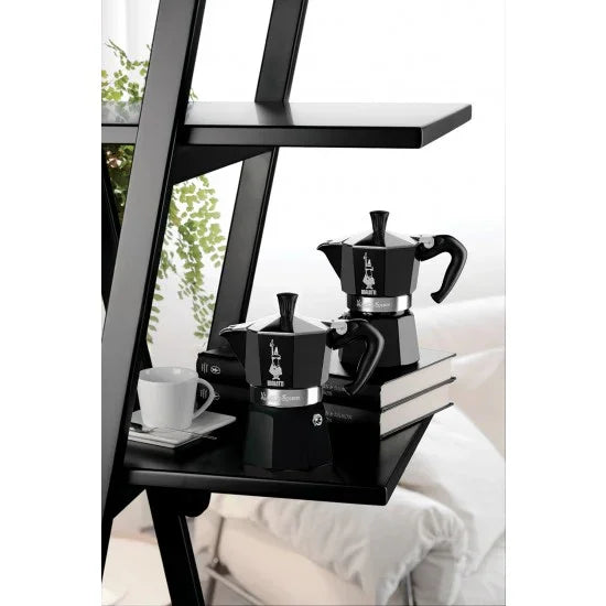 Cafeteira Moka Express Bialetti Preta 6 xícaras