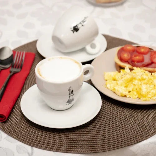 Xícara Com Pires Para Cappuccino Bialetti 210Ml
