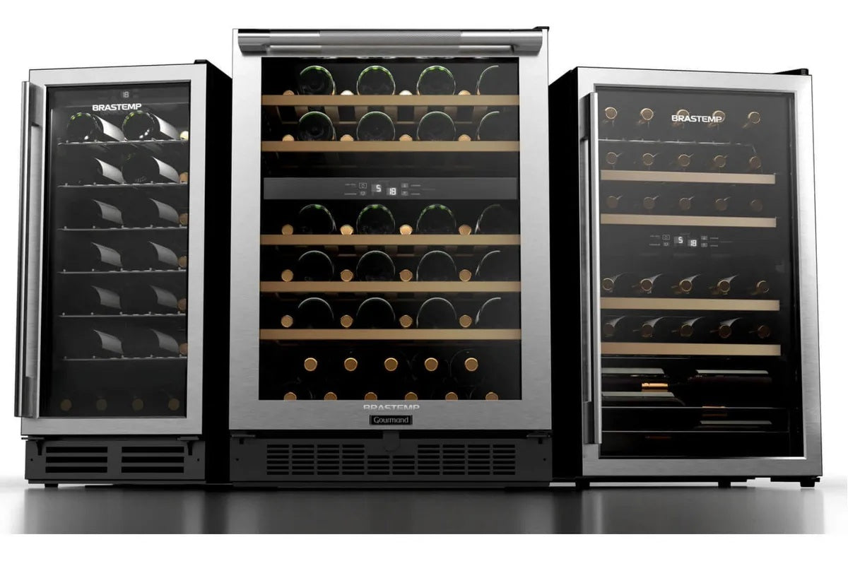Adega Brastemp Gourmand Dual Zone 51 Garrafas BZB51AE
