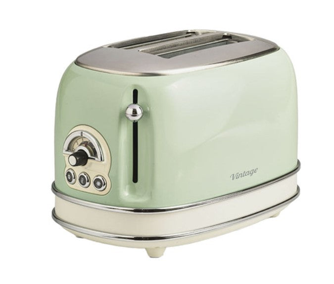Torradeira Elétrica Vintage Italiana Verde Ariete 750W