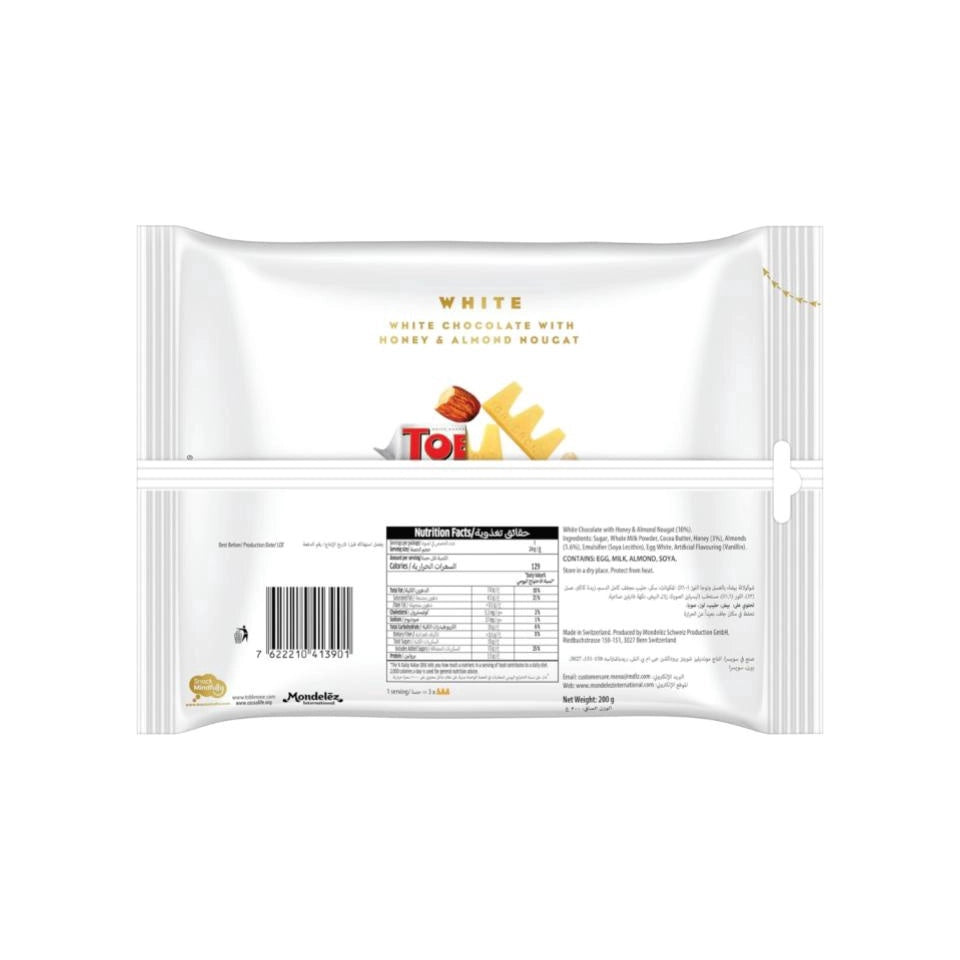 Chocolate Suiço Branco Toblerone Bag 200g