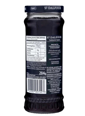 Geleia Francesa de Amora sem Adição de Açúcar St. Dalfour Vidro 284g