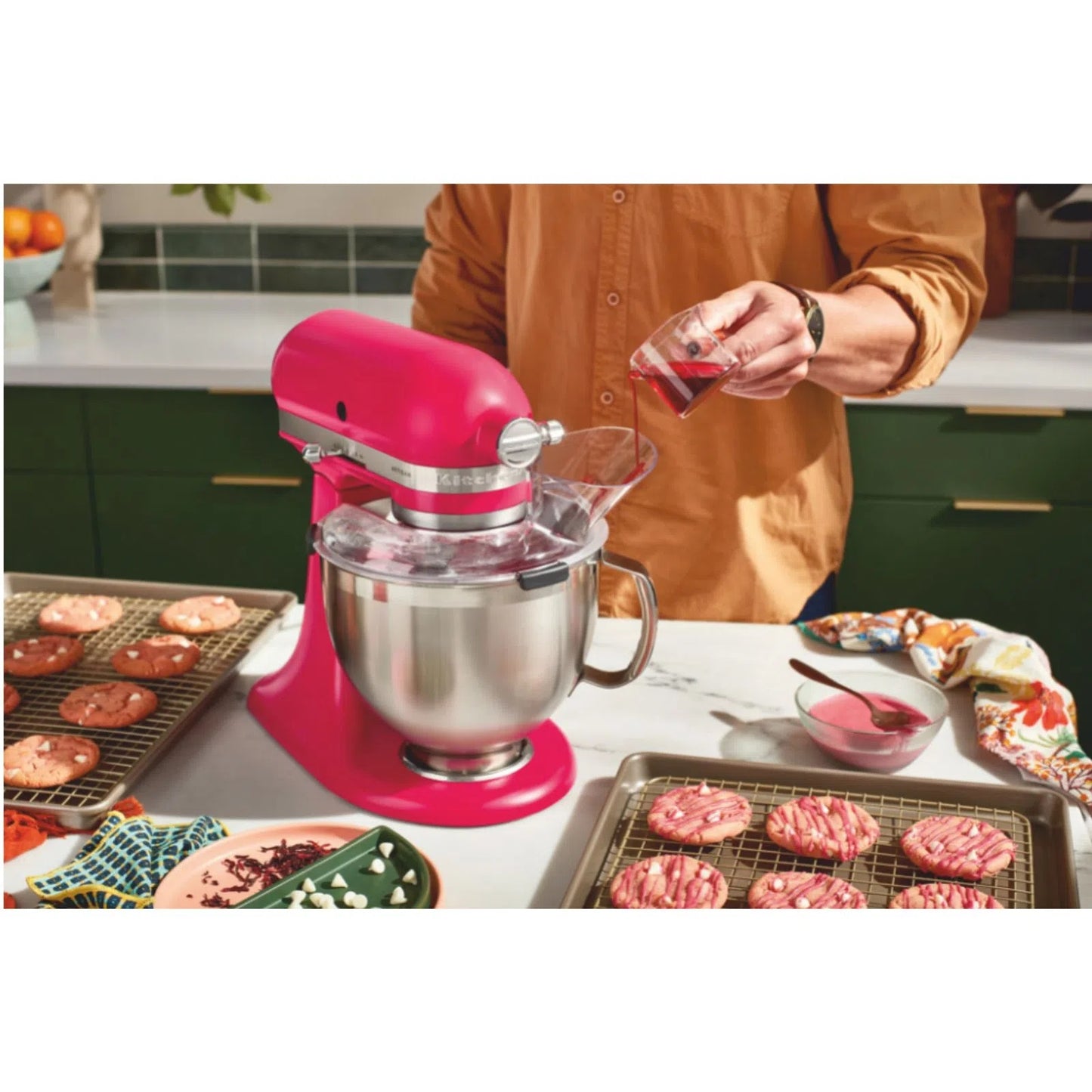 Batedeira KitchenAid Artisan Hibiscus 4,8l KEA38AW