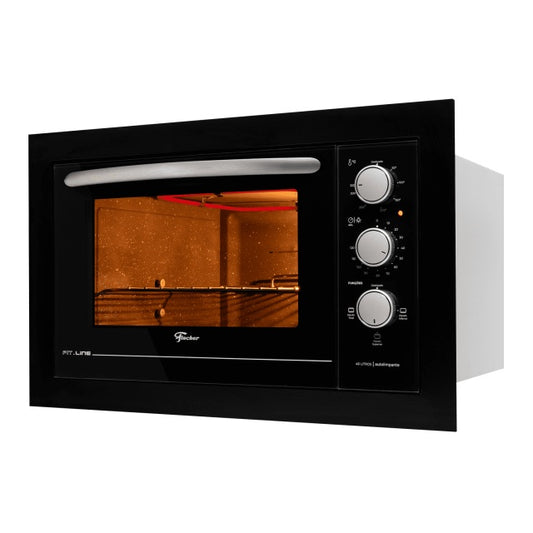 Forno Elétrico de Embutir Fischer Fit Line 48L