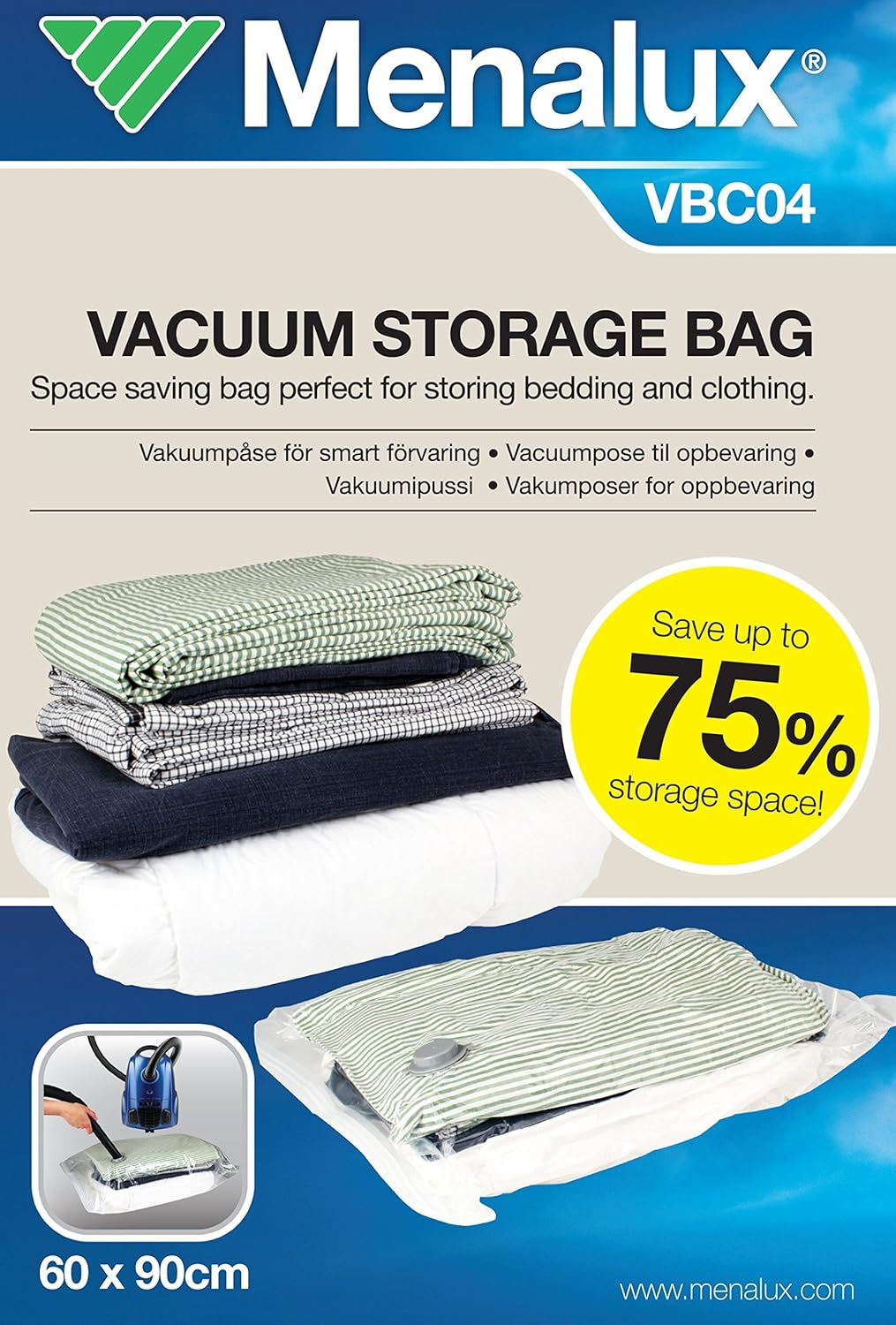 Saco a Vácuo Electrolux VBC04 60x90cm