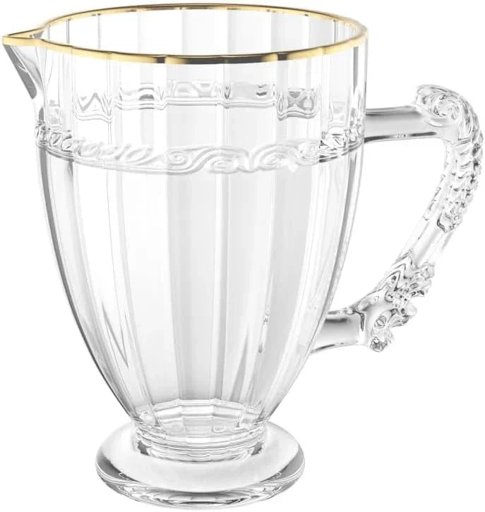 Jarra de Cristal Ecológico com Fio de Ouro Imperial 1,3L Lyor