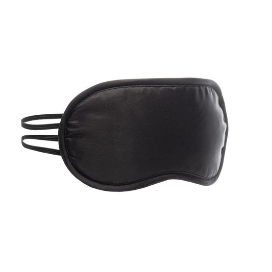 Máscara para Dormir com Elástico de Poliéster Lyor Preta