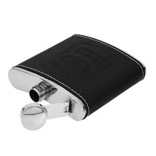 Cantil Black Inox de bolso Para Whisky 240ml