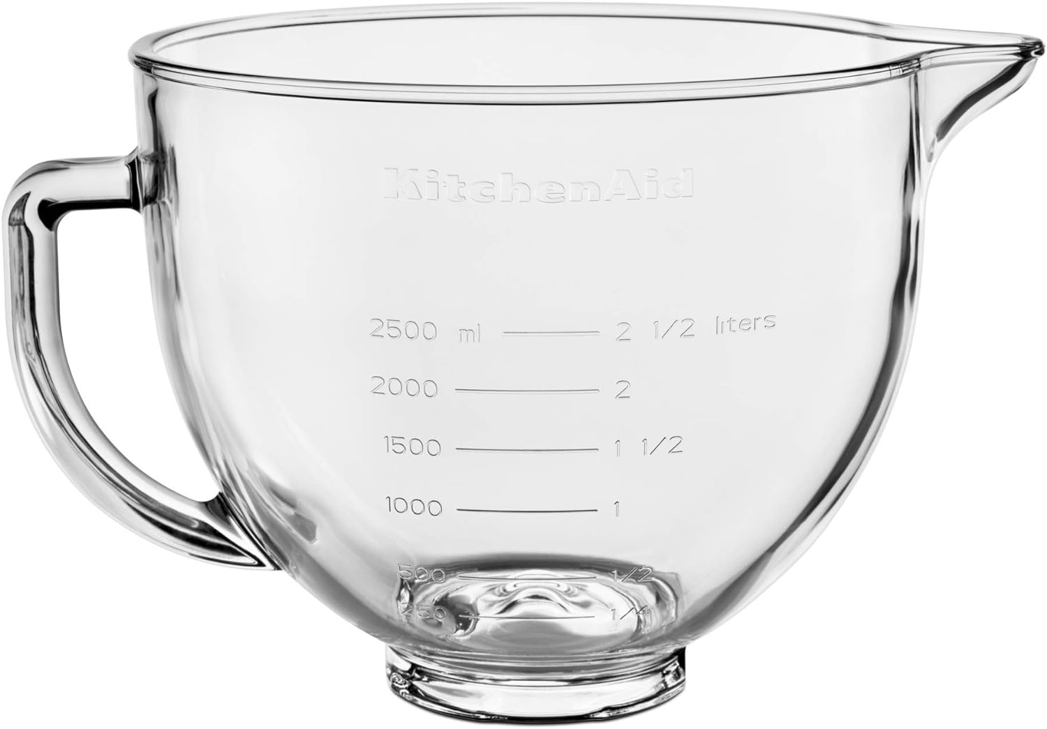 Tigela de Vidro Lisa KitchenAid para Stand Mixer