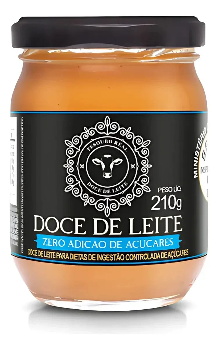 Doce de Leite Brasileiro Tesouro Real Zero 210g – Brudon Home
