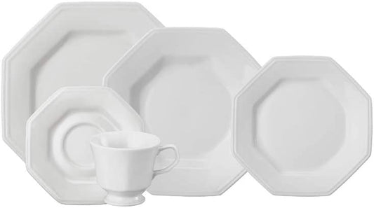 Jogo de Jantar Chá Schmidt Porcelana 30 Peças Prisma