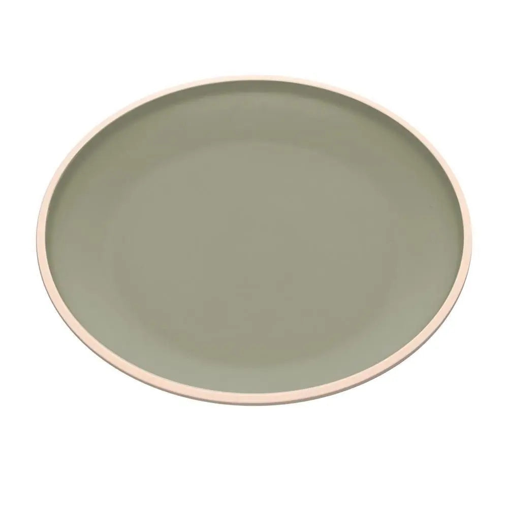 Prato Raso de Melamina Class Cinza Wolff 27cm