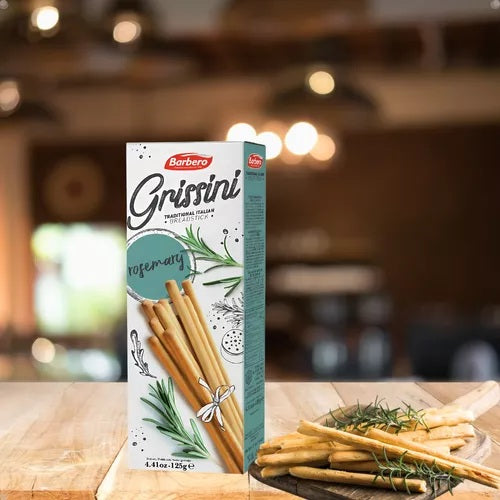 Palitos Italianos Salgados Barbero Grissini com Alecrim 100g