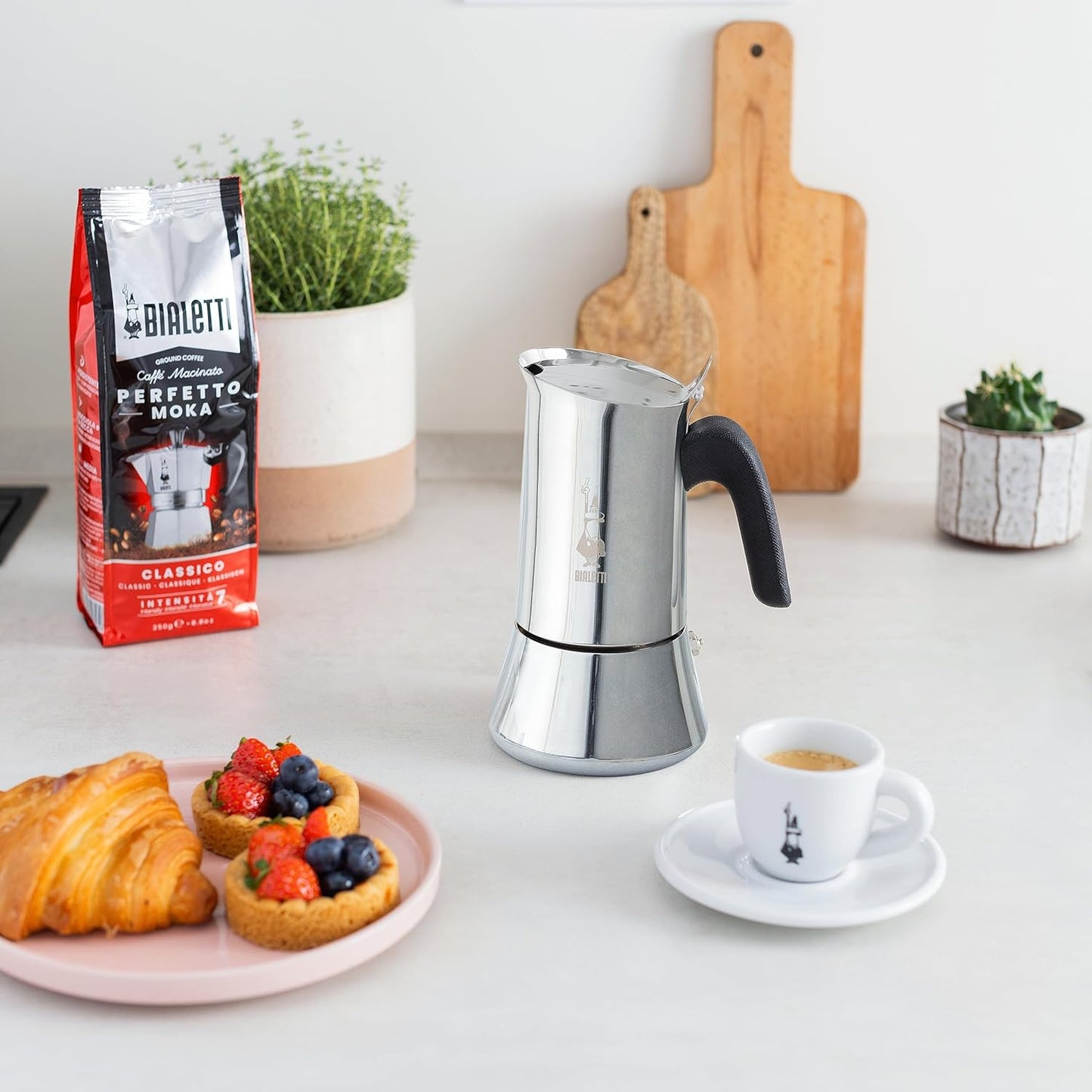 Cafeteira Inox Venus Bialetti 10 Xícaras