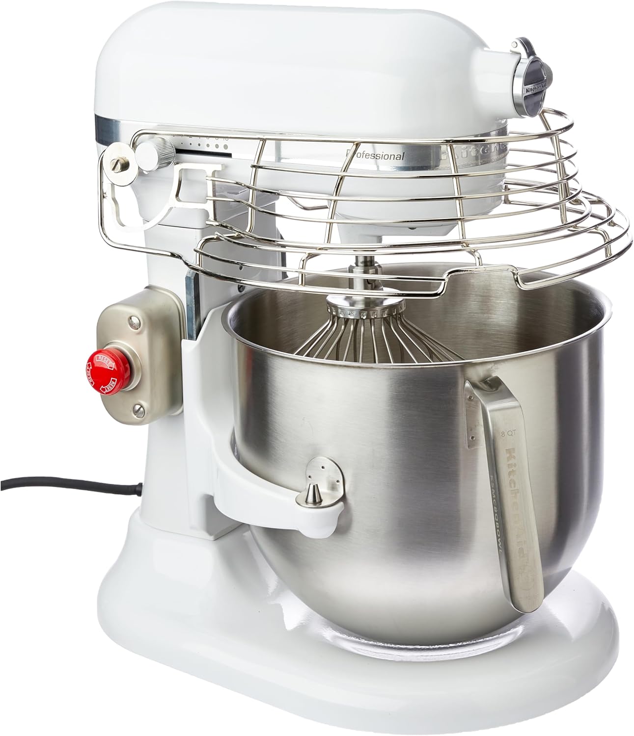 Batedeira Profissional White KitchenAid 7,6L
