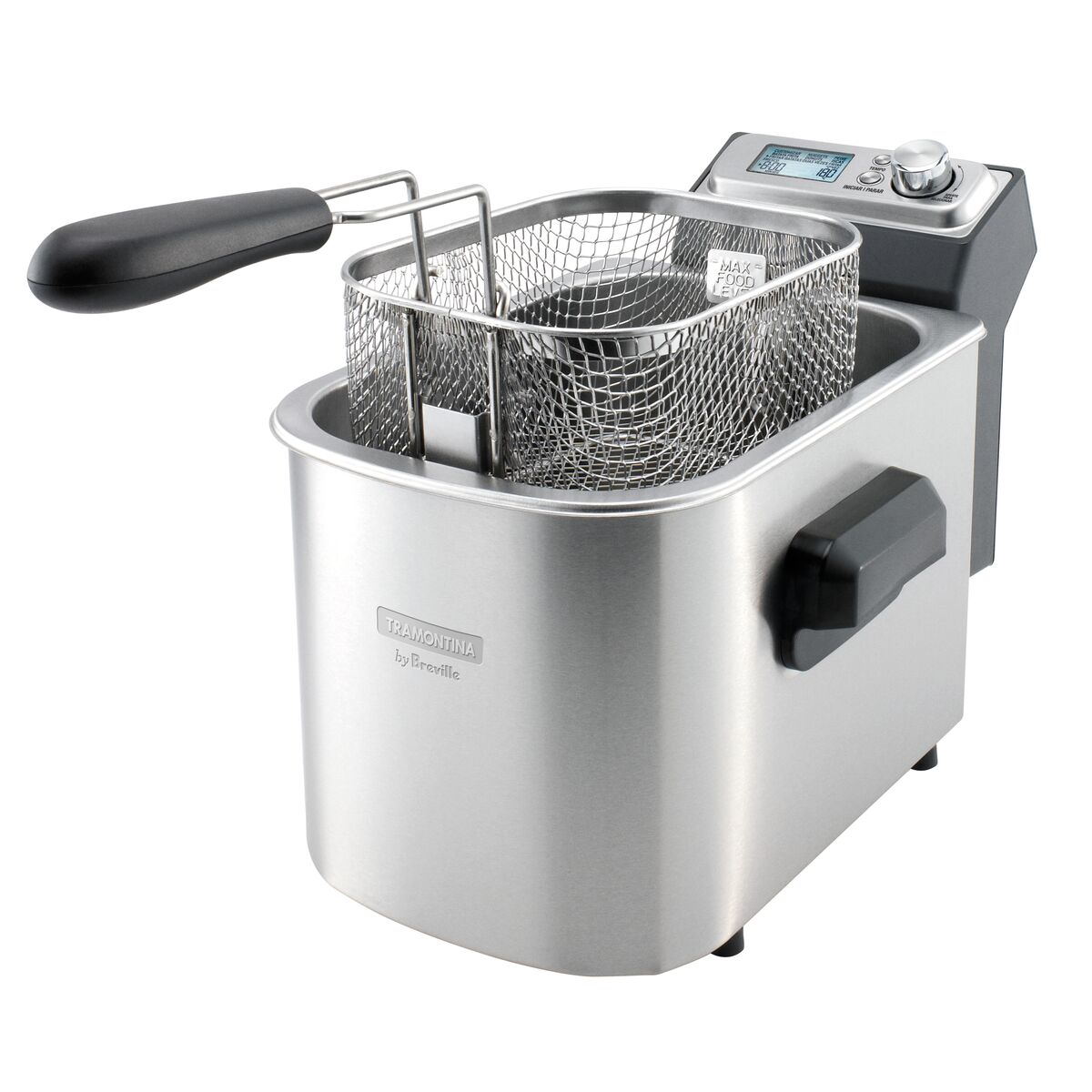 Fritadeira Elétrica Tramontina by Breville Smart em Aço Inox 7 Funções 4 L
