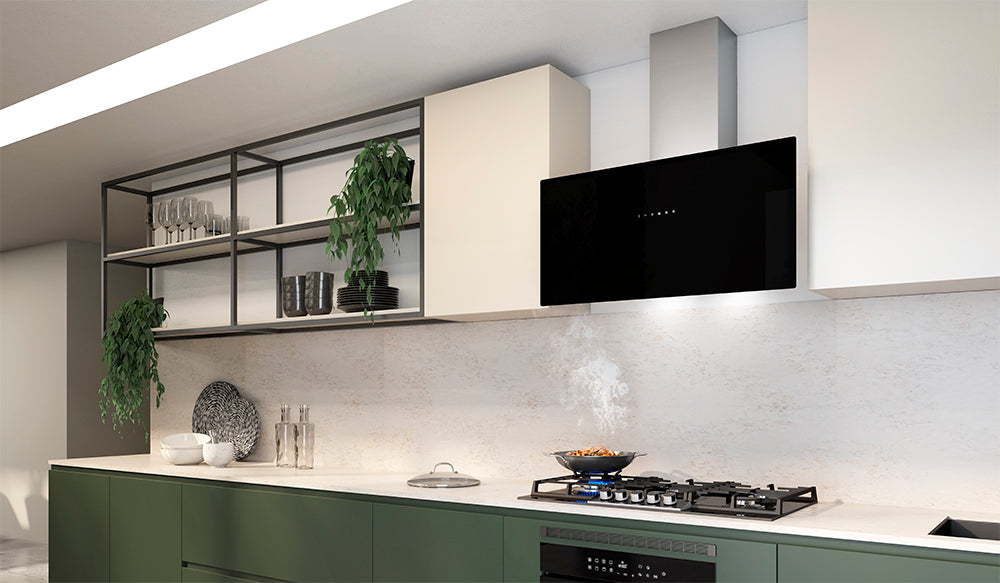 Coifa De Bacco Londres Inclinada de Parede 90 cm