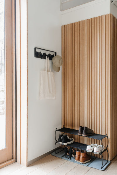 Cabideiro de Parede Skyline Preto Umbra