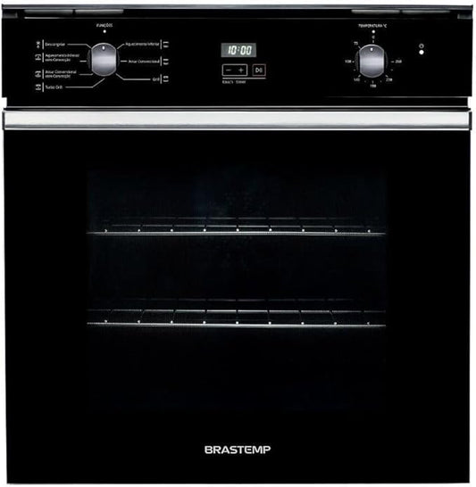 Forno de Embutir Elétrico Brastemp 84 litros Preto com Convecção e Timer Touch