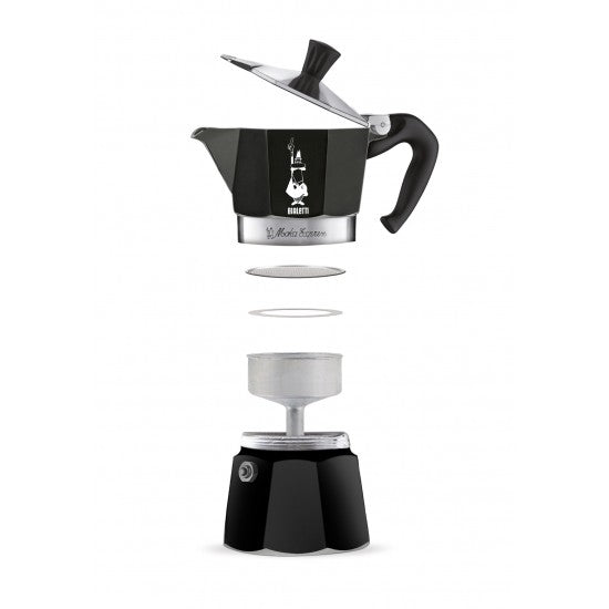 Cafeteira Moka Express Bialetti Preta 6 xícaras