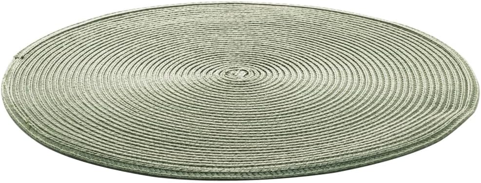 Lugar Americano de Poliéster Fresno Espiral Verde Lyor 38cm