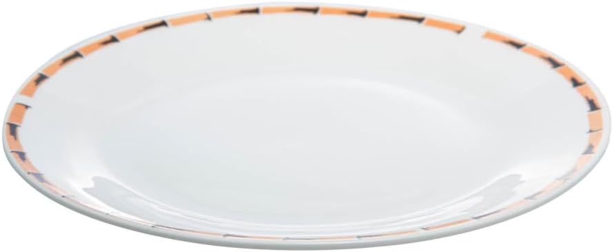 Prato para Sobremesa de Porcelana Bambu Lyor 18cm