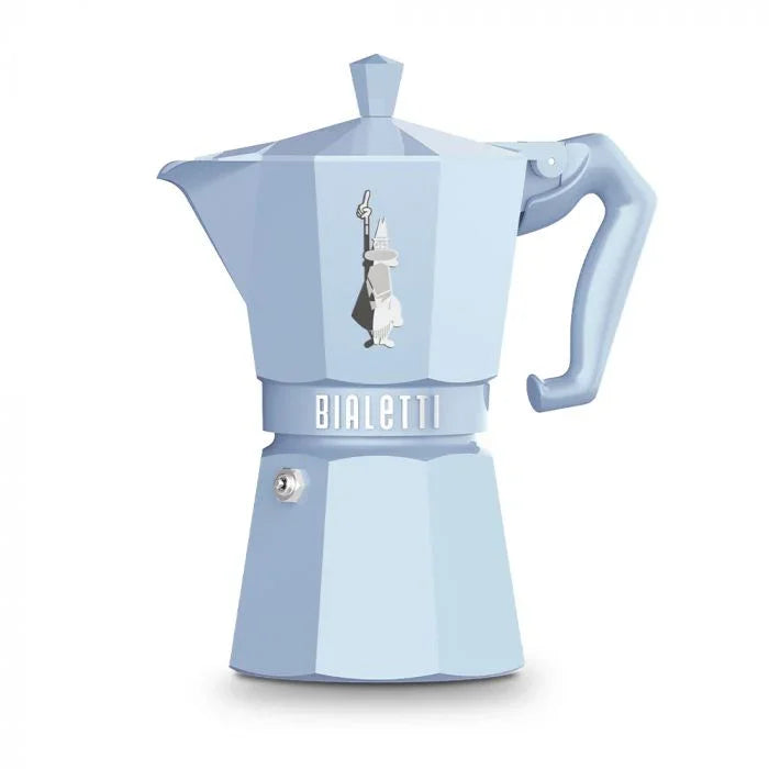 Cafeteira Moka Bialetti Express 6 Xicaras Exclusive Azul