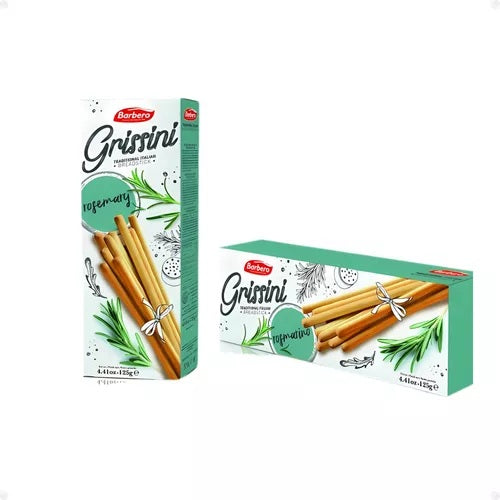 Palitos Italianos Salgados Barbero Grissini com Alecrim 100g