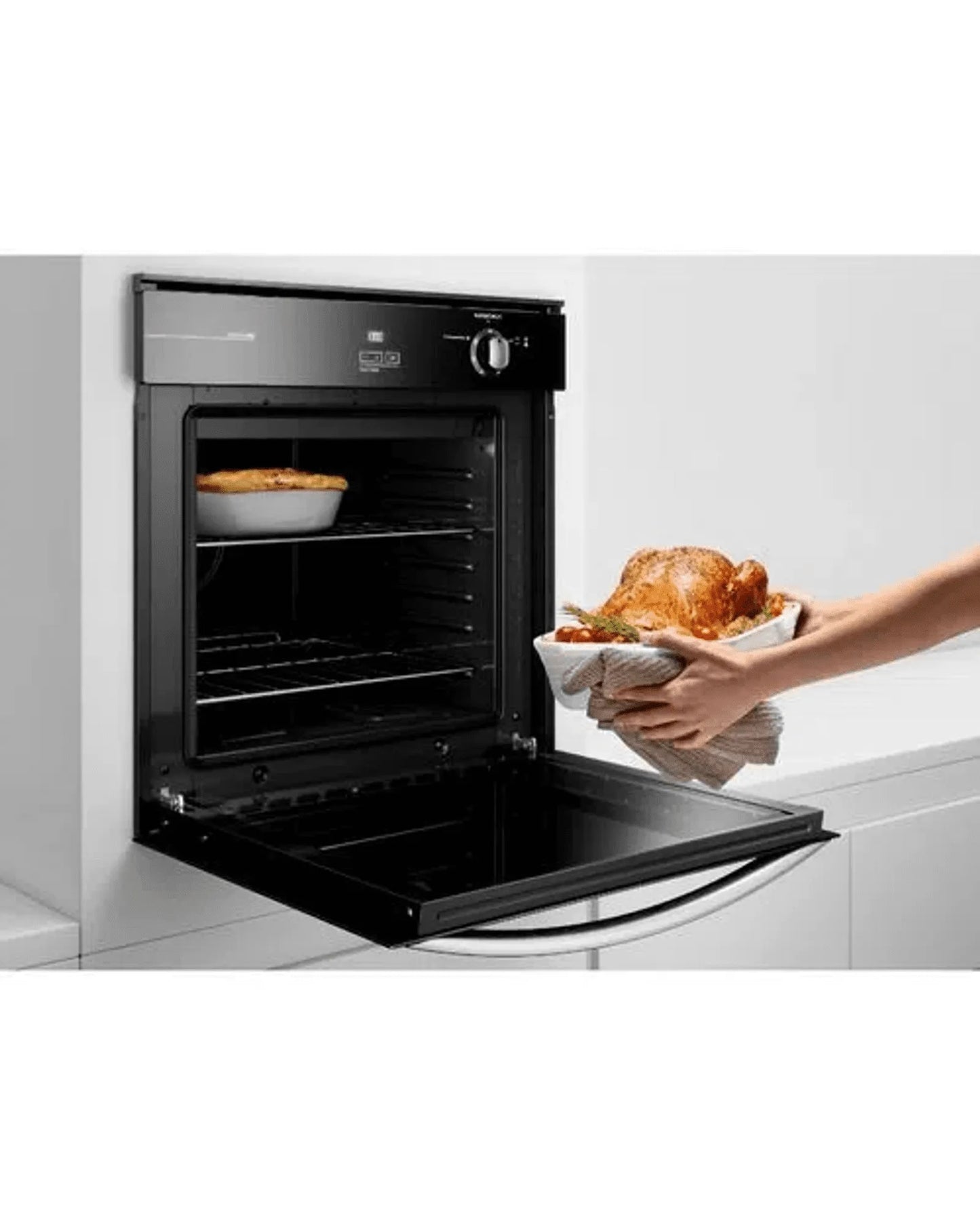 Forno de Embutir a Gás Brastemp 78 Litros Espelhado com Grill e Timer BOA84AR