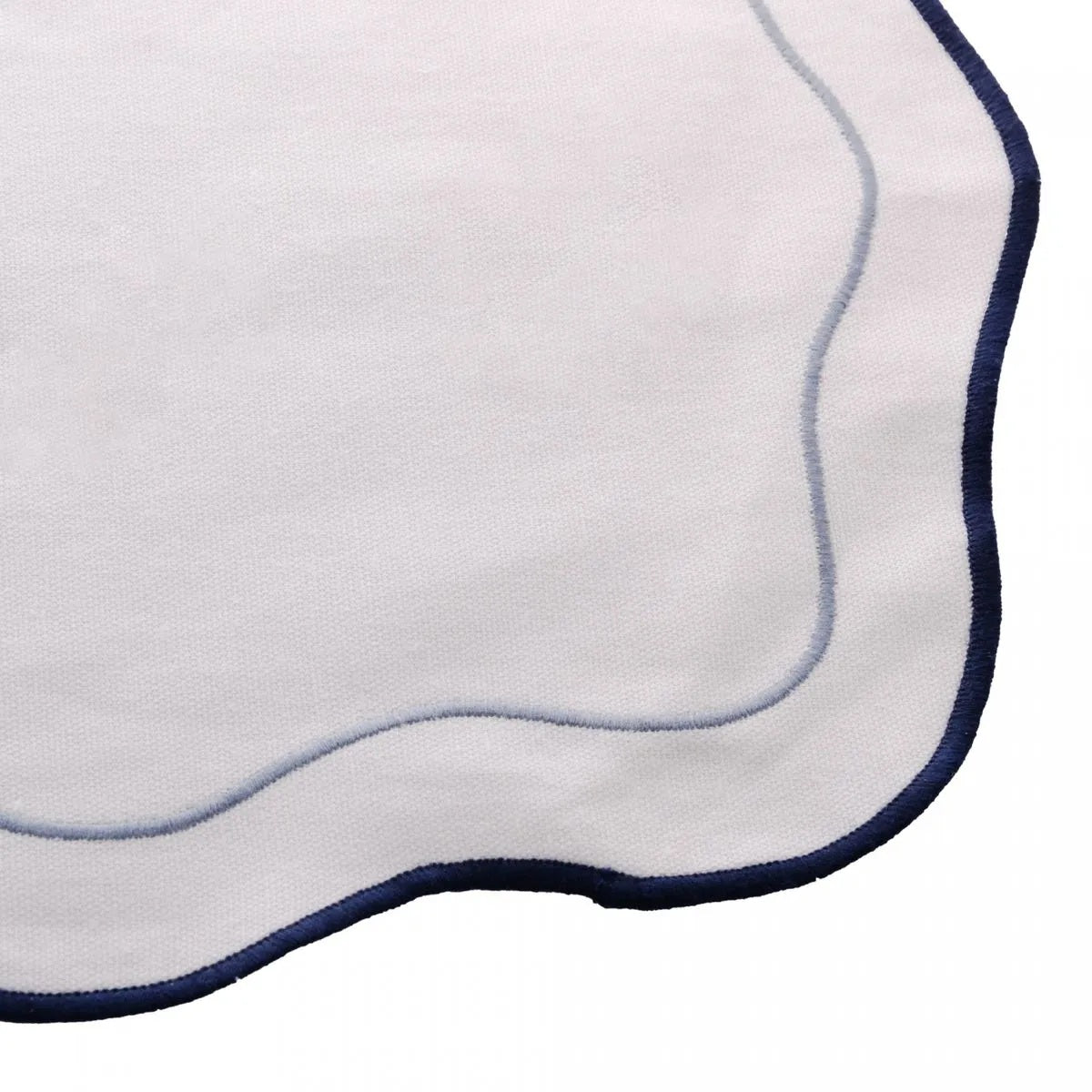 Jogo 2 Lugares Americanos Wolff de Algodão Branco 33cm x 45cm