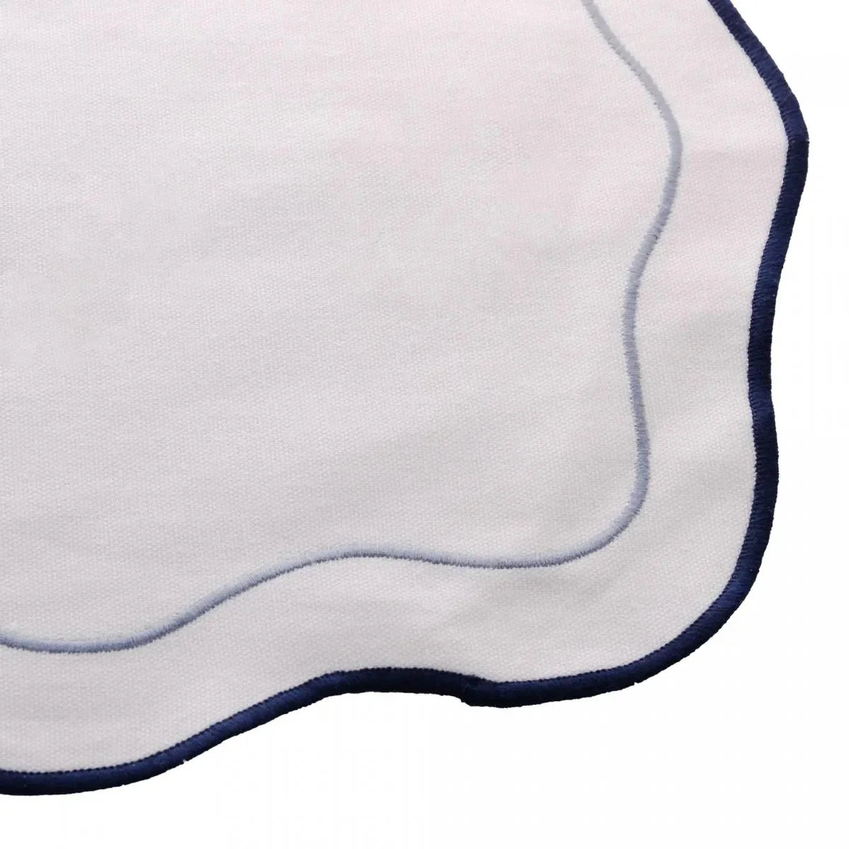 Jogo 2 Lugares Americanos Wolff de Algodão Branco 33cm x 45cm