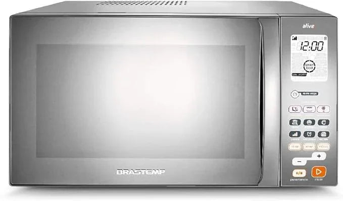 Forno Micro-ondas Brastemp 38 Litros Inox Espelhado com Grill