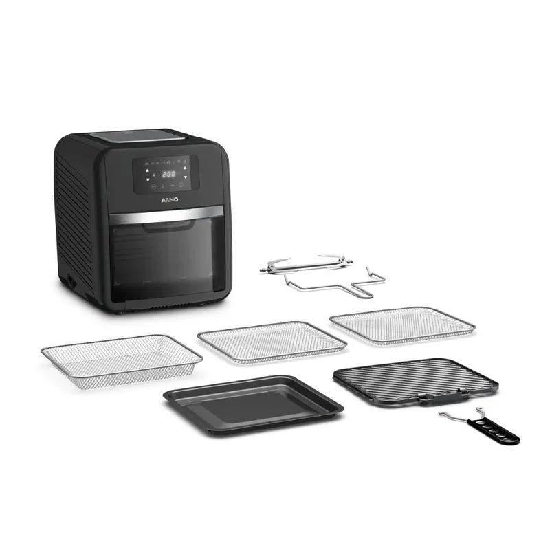 Airfry Oven e Grill Arno Expert 9 em 1 Digital 11L Preta UFE9