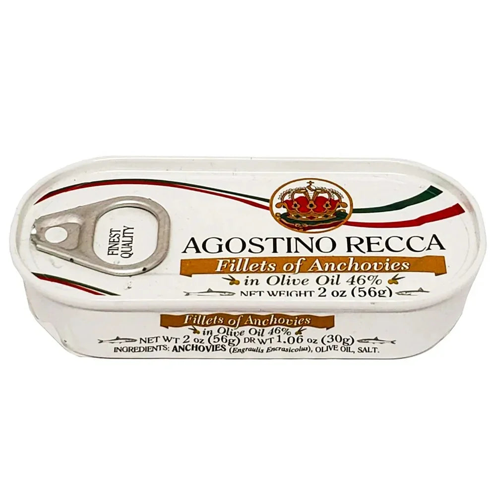 Filé de Anchova Italiana Agostino Recca em Azeite 50g
