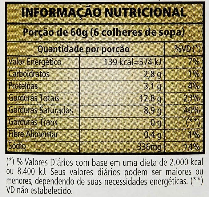 Creme De 4 Queijos Italiano Trufado La Pastina 180G
