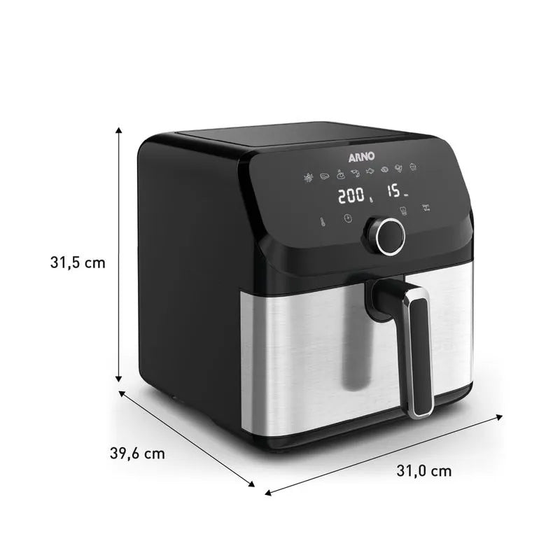 Fritadeira Sem Óleo Air Fry Arno Mega Digital 7,5L AFD7